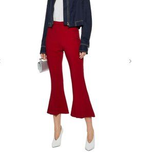 NWT Antonio Berardi Cropped Cady Flared Pants